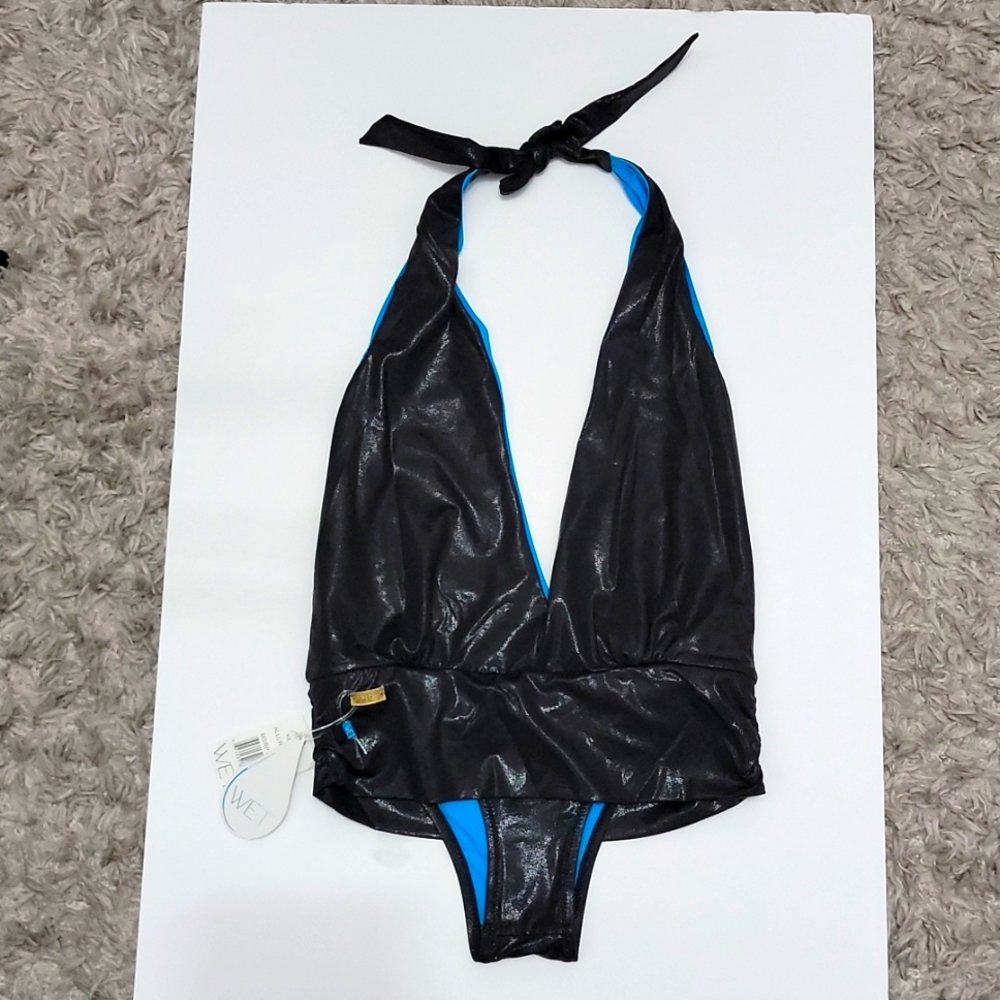 Deep V Plunging Neckline One piece Swimsuit